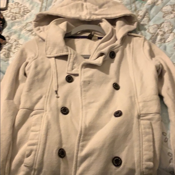 Cream Blazer Like Sweater - Picture 2 of 4